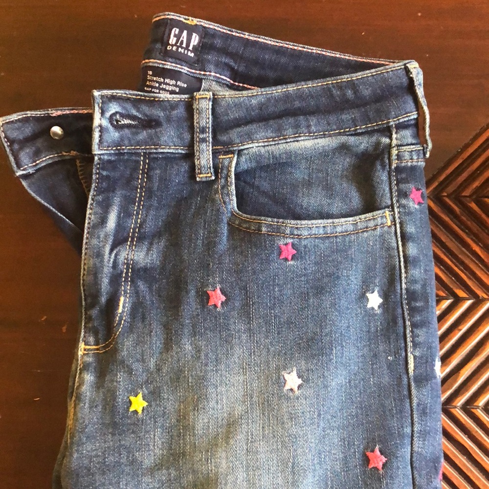 Gap Embroidered Jeans
